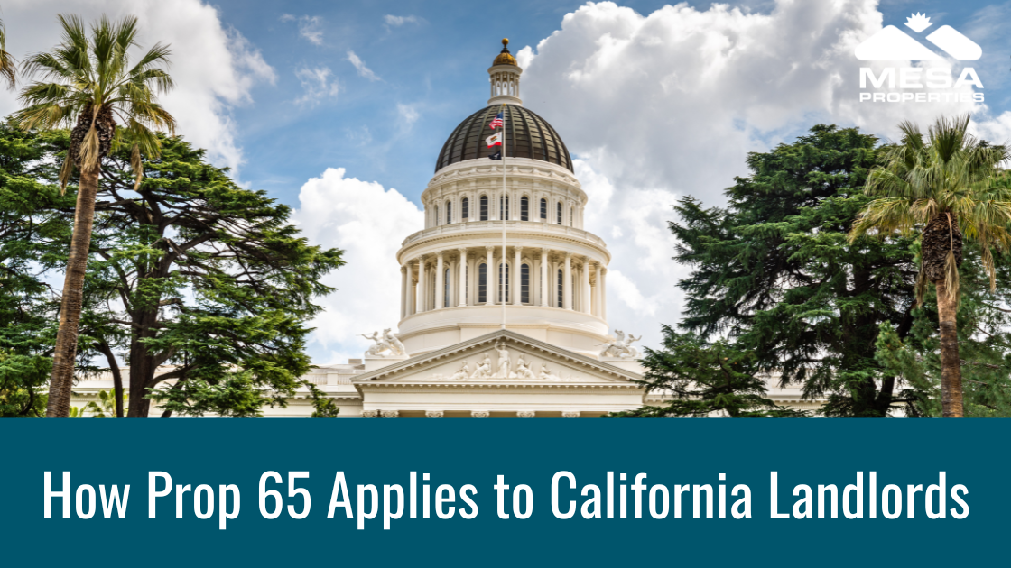 How Prop. 65 Applies To California Landlords